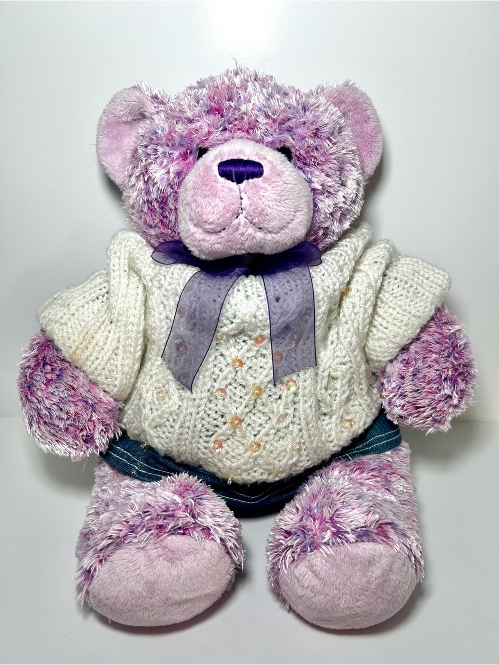 Build-A-Bear Purple Plush Super Soft Teddy Bear 🧸